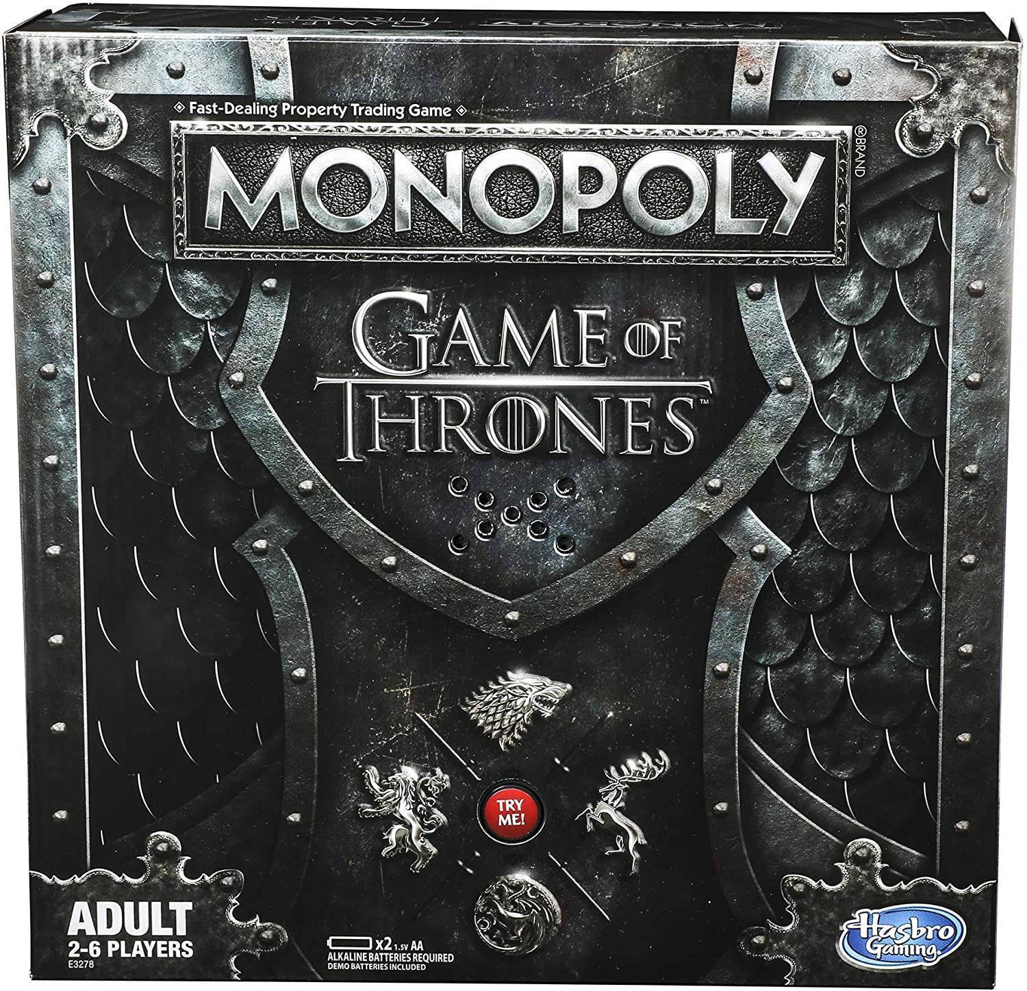 Monopoly boardgame game of thrones