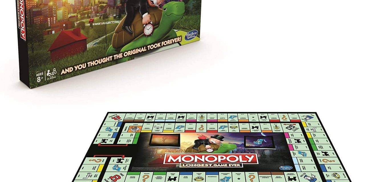 This is the biggest Monopoly board game! Play for hours